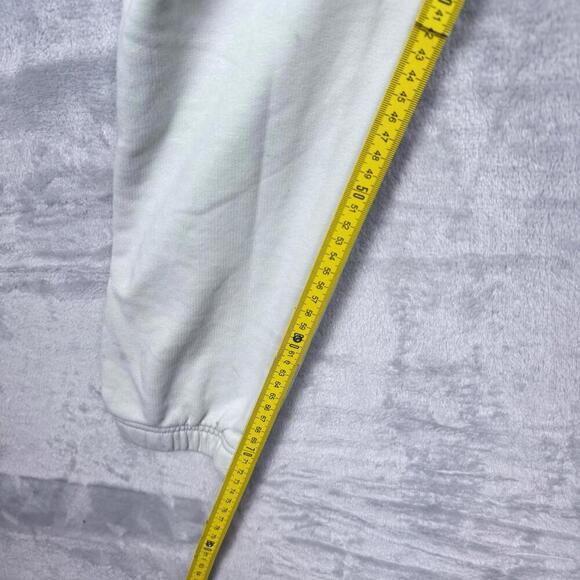 TNA AiryAF Fleece Jogger Pants Light Mint Green Size M Aritzia Cozy Fit Casual - Picture 11 of 12